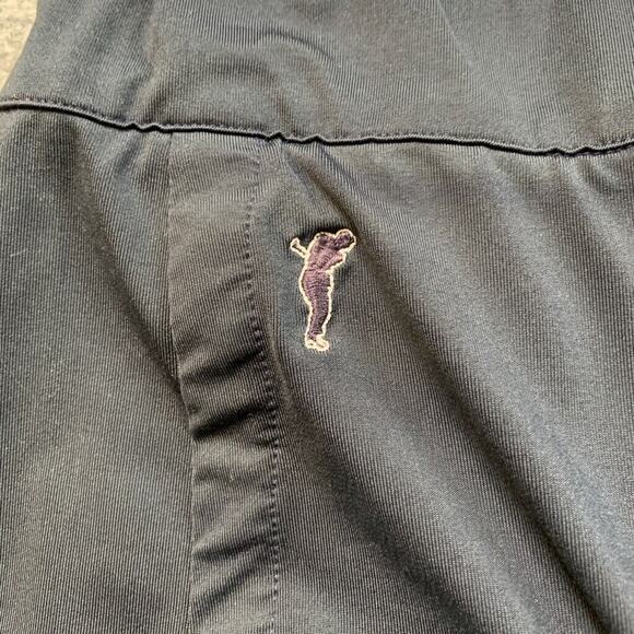 Golfino Skort Womens 4 Black Pull On Inner Shorts Front Slits Performance Golf - Picture 6 of 10